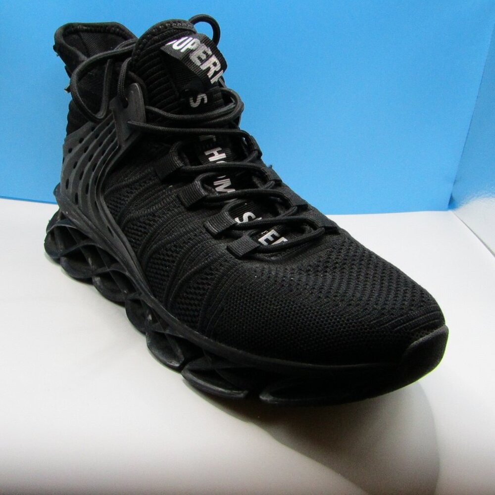Men's | 11 | Black | High-Top | Basketball Shoes - Picture 2 of 6